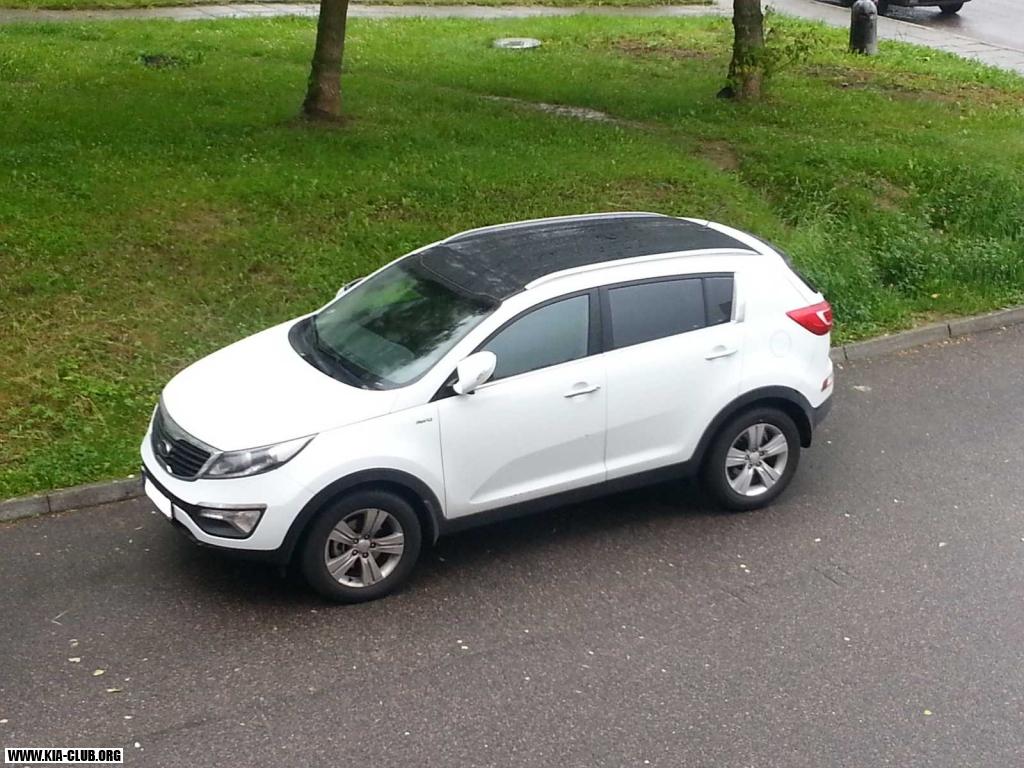 KIA SPORTAGE+POLEP STŘECHY+FÓLIE NA ZADNÍCH BOČNÍCH OKNECH