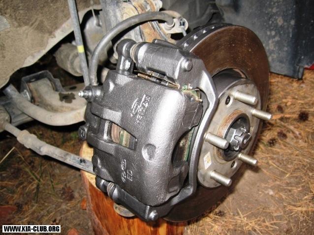 PP brzda + kotouč - detail