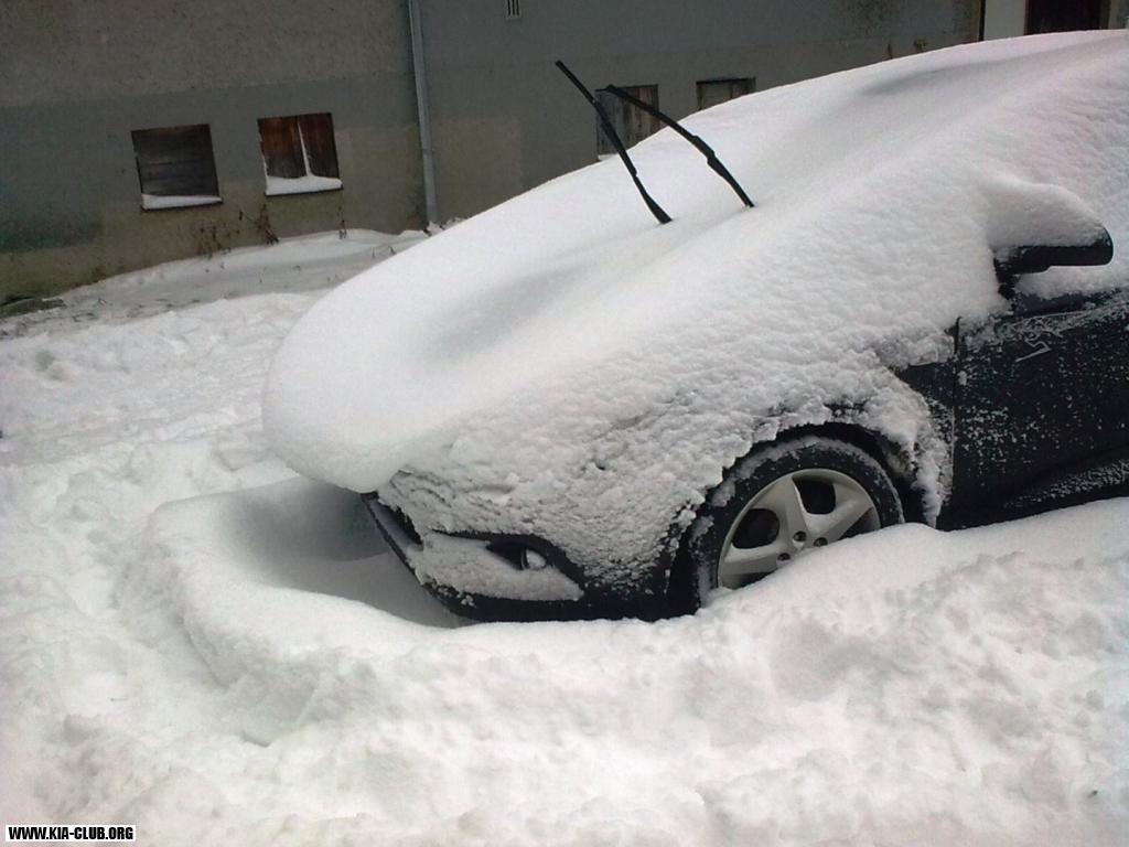 Výherce - Stefi - soutěže o nejlepší zimní foto vozu KIA za rok 2010