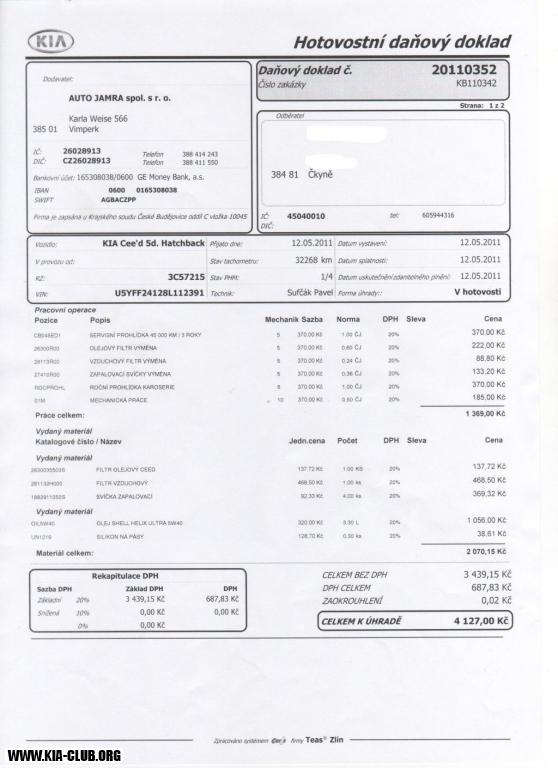 3.garanční prohlídka