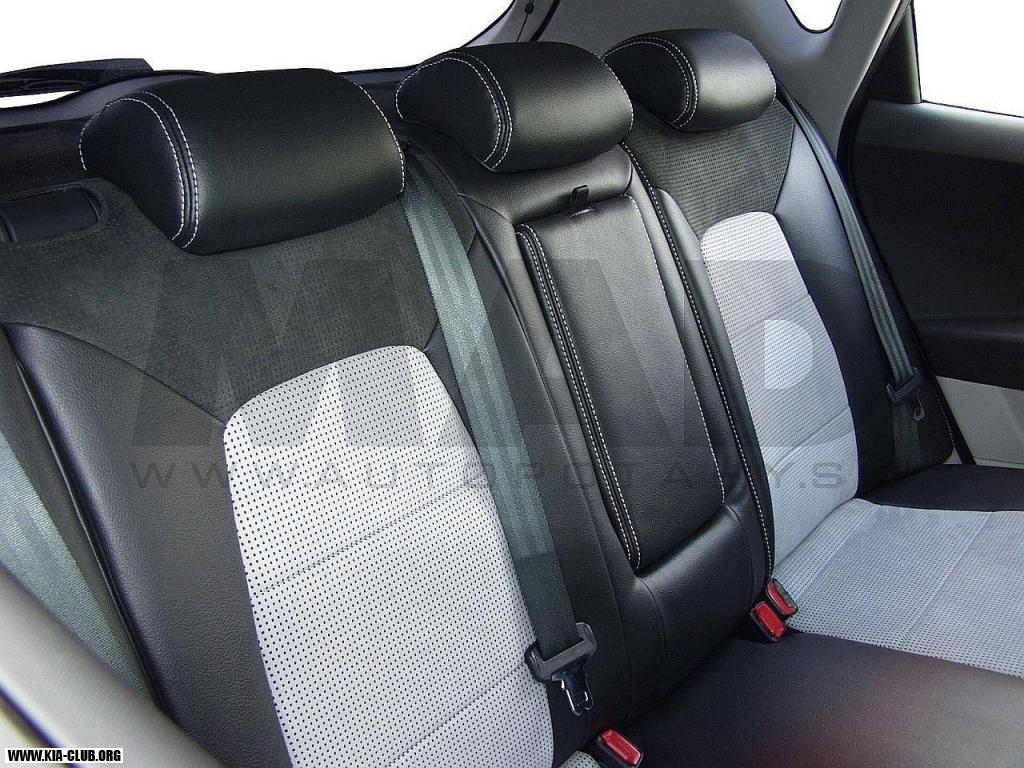 Autopotahy Kia Ceed - zadné sedadlá 2