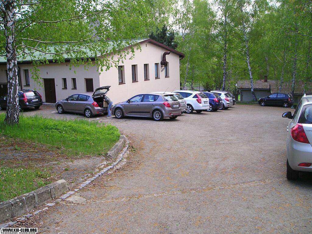 kemp Lubná po přeparkování - 2. Kia-club.org sraz