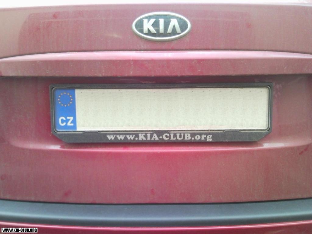 Zadní rámeček SPZ