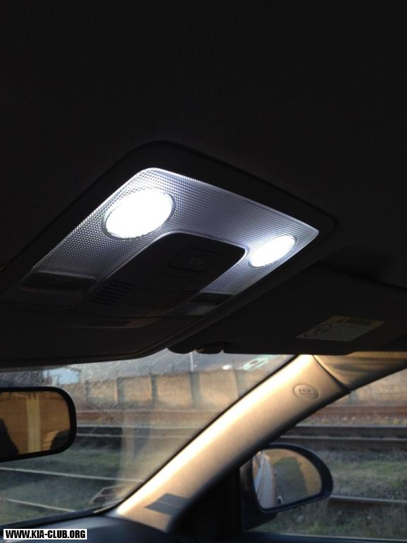 LED interiér za dňa